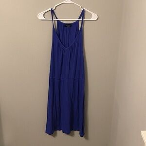 Elegant Blue Asymmetrical Dress